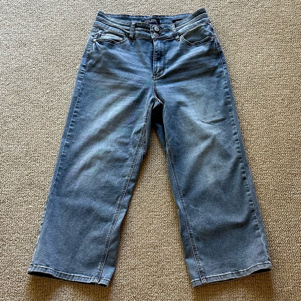 Judy Blue Wide Leg Crop Jean